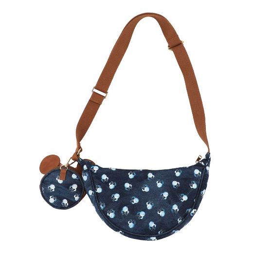 Picture of Disney Minnie Mouse Denim Sling Crossbody & Coin Pouch