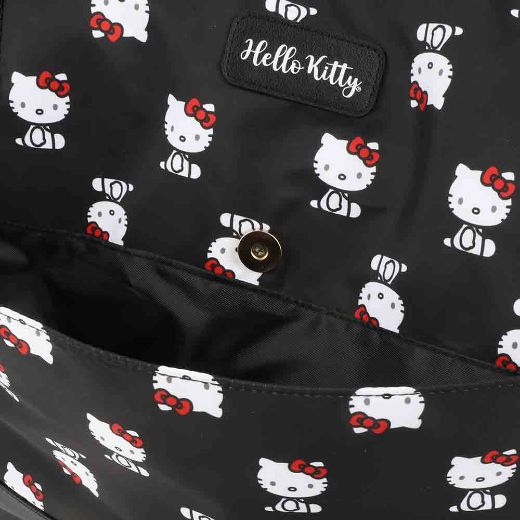Picture of Hello Kitty AOP Black Travel Duffle Bag