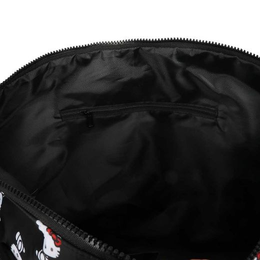 Picture of Hello Kitty AOP Black Travel Duffle Bag