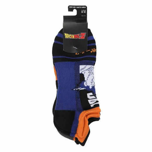 Picture of Dragon Ball Z Men's 5 Pair Ankle Socks
