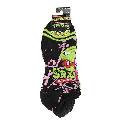 Picture of Teenage Mutant Ninja Turtles 5 Pair Ankle Socks