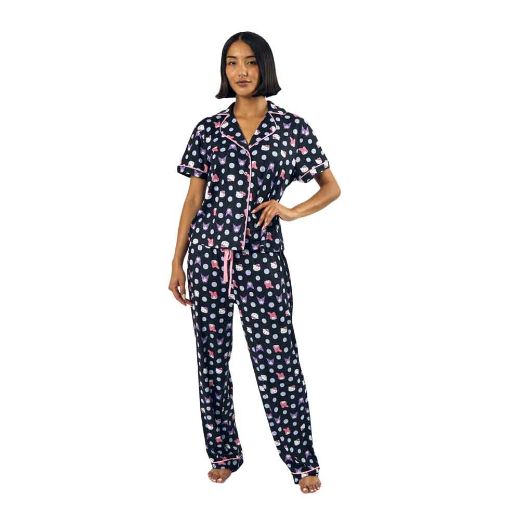 Picture of Hello Kitty & Friends Juniors Button Up & Lounge Pant Set