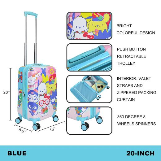 Picture of Hello Kitty & Friends 20 in. Rolling Luggage
