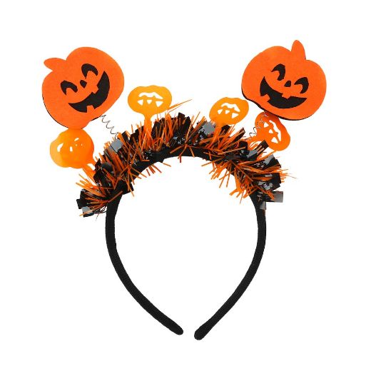 Picture of Bioworld Halloween Bats & Pumpkins Headbands