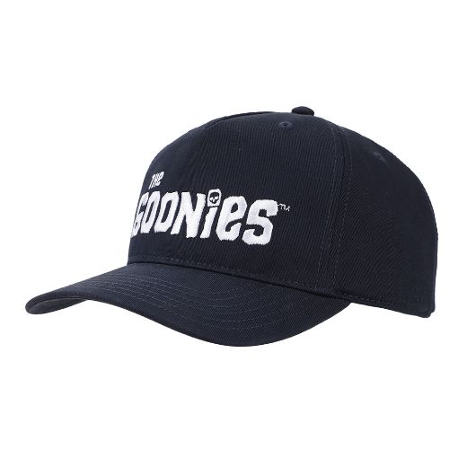 Picture of The Goonies Embroidered Logo Curved Bill Snapback