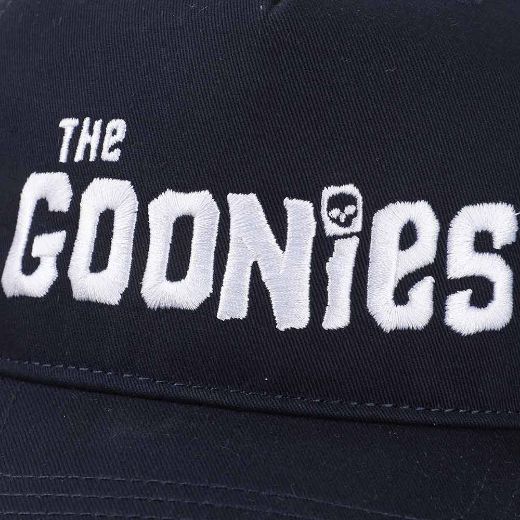 Picture of The Goonies Embroidered Logo Curved Bill Snapback