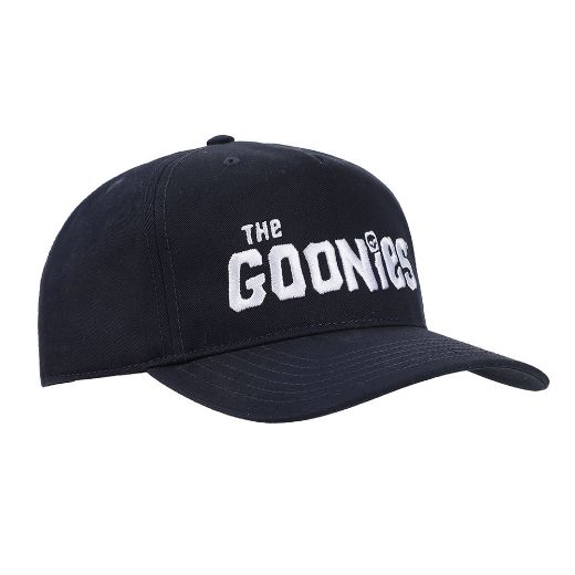 Picture of The Goonies Embroidered Logo Curved Bill Snapback