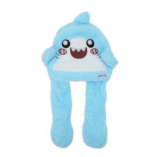 Picture of LankyBox Thicc Shark Youth 3D Moveable Ears Cosplay Hat