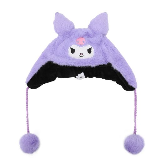 Picture of Kuromi Faux Fur 3D Laplander Beanie