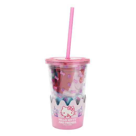 Picture of Hello Kitty & Friends 3 Pair Quarter Crew Box Set
