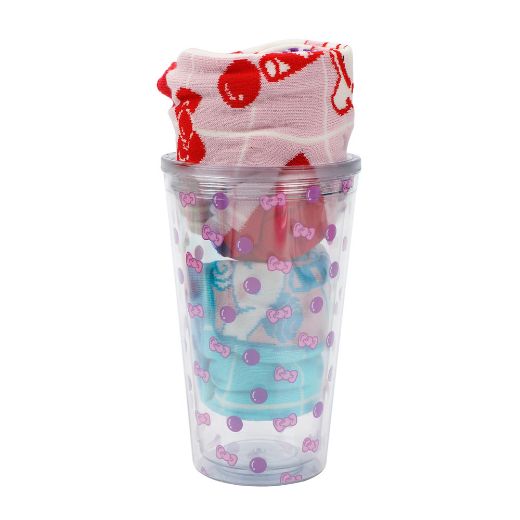 Picture of Hello Kitty & Friends 3 Pair Quarter Crew Box Set