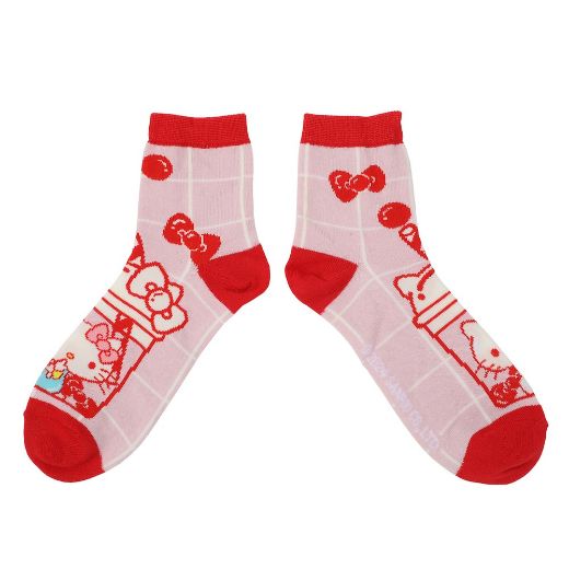 Picture of Hello Kitty & Friends 3 Pair Quarter Crew Box Set