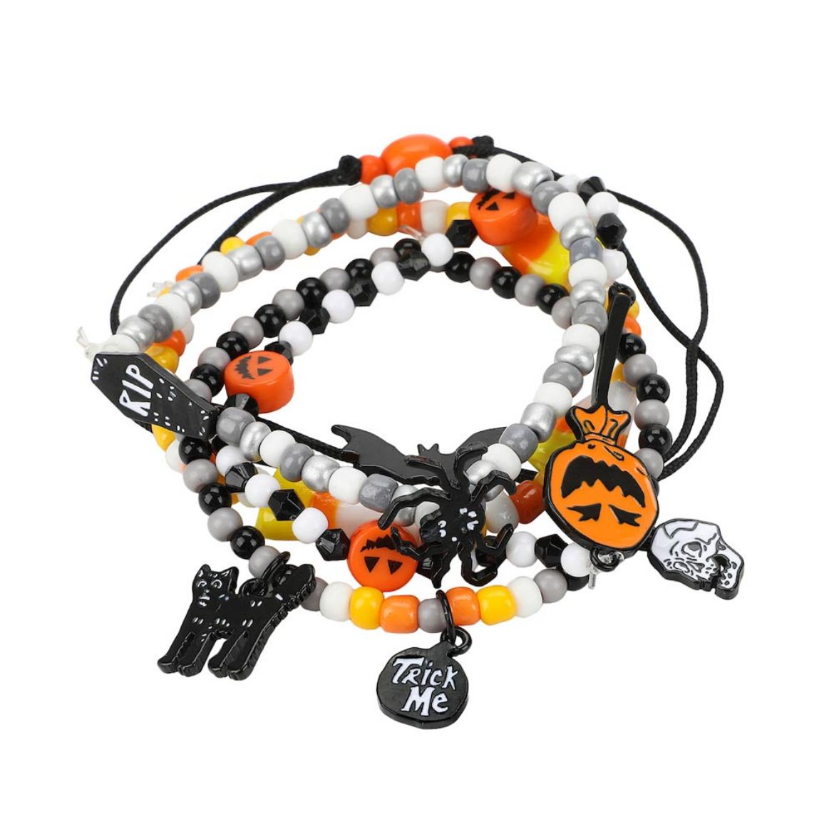 Picture of Bioworld Halloween 5 pc Tradesies Bracelet Set