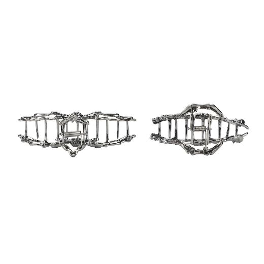 Picture of Bioworld Halloween Spider & Skeleton Hair Clip Set