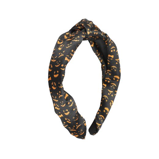 Picture of Bioworld Halloween Jack-O-Lantern Headband & Scrunchie Set
