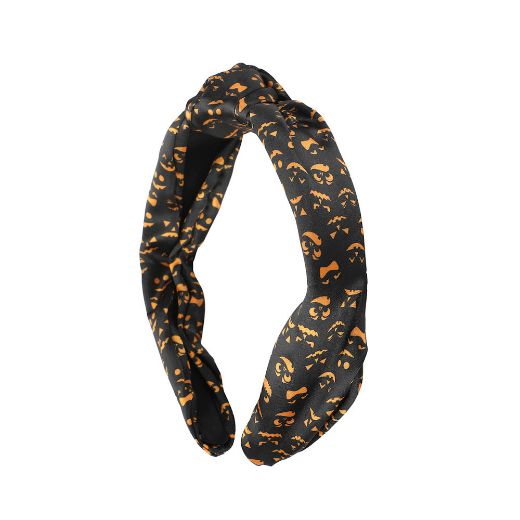 Picture of Bioworld Halloween Jack-O-Lantern Headband & Scrunchie Set