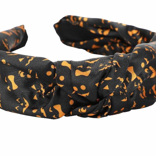 Picture of Bioworld Halloween Jack-O-Lantern Headband & Scrunchie Set