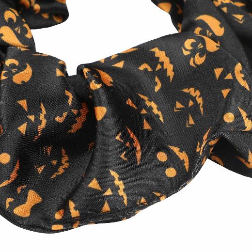 Picture of Bioworld Halloween Jack-O-Lantern Headband & Scrunchie Set