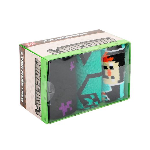 Picture of Minecraft 3 Pair Crew Box Set