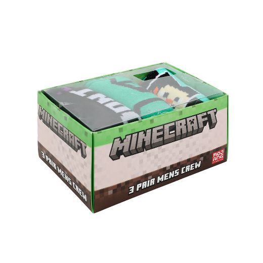 Picture of Minecraft 3 Pair Crew Box Set