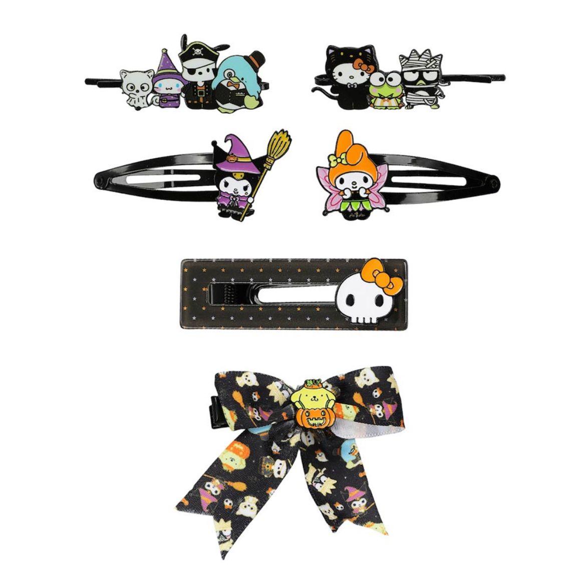 Picture of Hello Kitty & Friends Halloween 6 pc. Clip & Bow Set