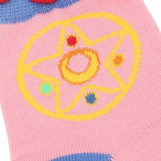Picture of Sailor Moon Junior's 3 Pair Quarter Crew Socks
