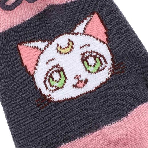 Picture of Sailor Moon Junior's 3 Pair Quarter Crew Socks