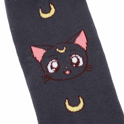 Picture of Sailor Moon Junior's 3 Pair Quarter Crew Socks