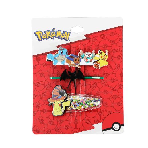 Picture of Pokemon Halloween 3 pc. Barrette Set