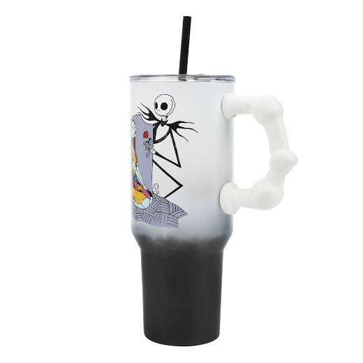 Picture of The Nightmare Before Christmas 40 oz. Sculpted Handle Stainless Steel Tumbler