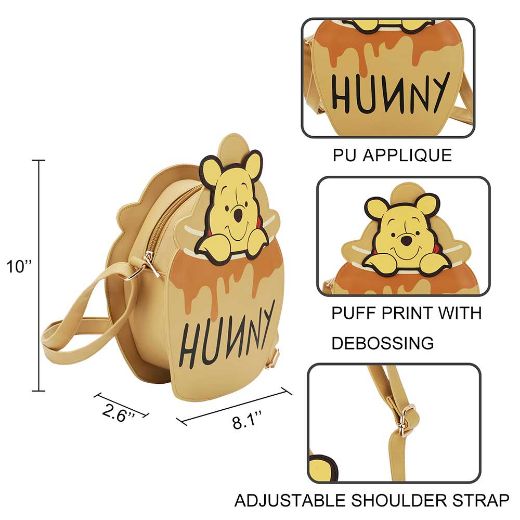 Picture of Disney Winnie the Pooh 3D Character Crossbody