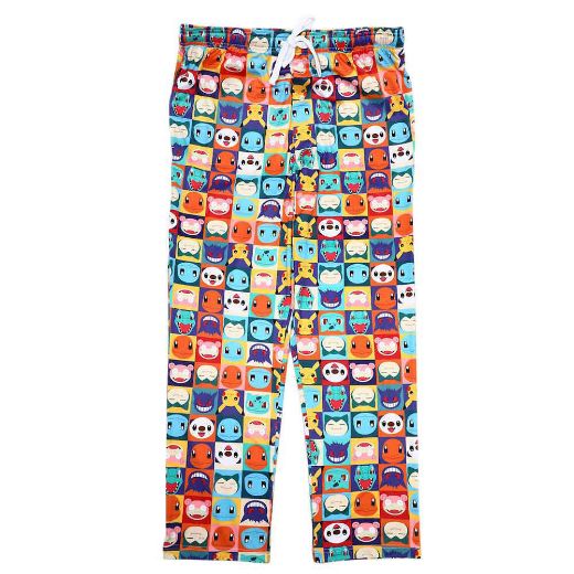 Picture of Pokemon Character Faces AOP Adult Lounge Pant