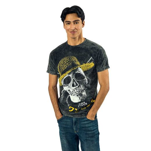 Picture of One Piece Straw Hat Distressed Unisex Tee