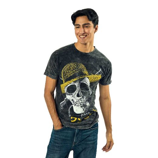 Picture of One Piece Straw Hat Distressed Unisex Tee