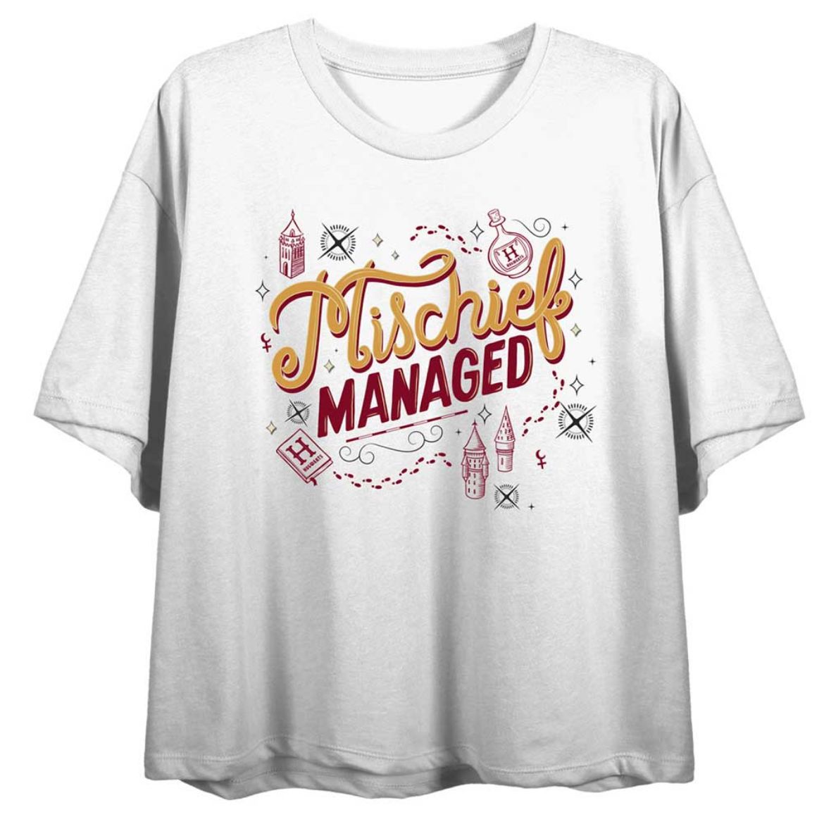 Picture of Harry Potter Mischief Managed Crop Tee