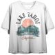 Picture of Lake Tahoe California Crop Tee