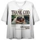Picture of Kane & Katelyn Thank God Crop Tee
