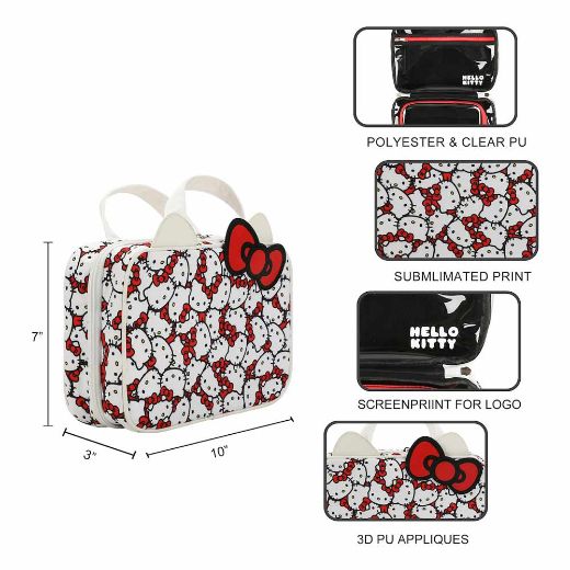 Picture of Hello Kitty 3D Travel Hanging Toiletry Bag