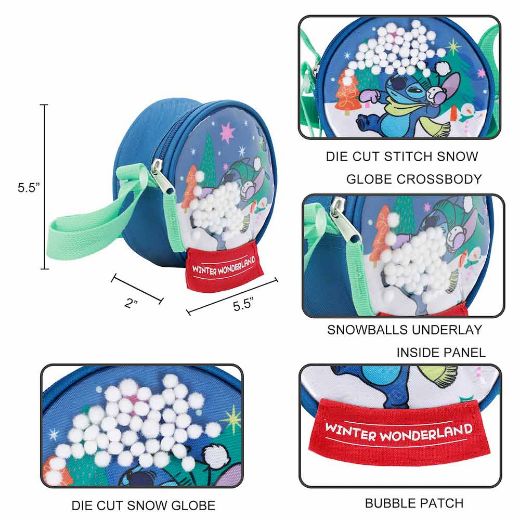 Picture of Disney Stitch Snow Globe Crossbody