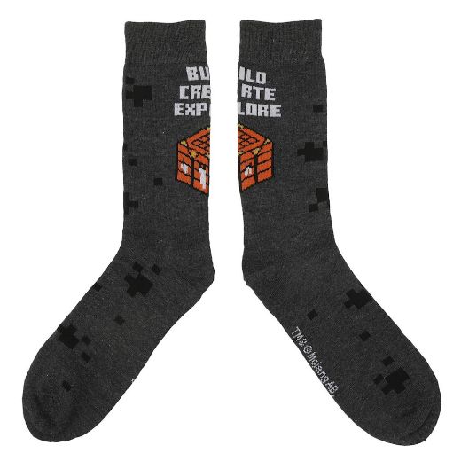 Picture of Minecraft Create 5 Pair Crew Socks