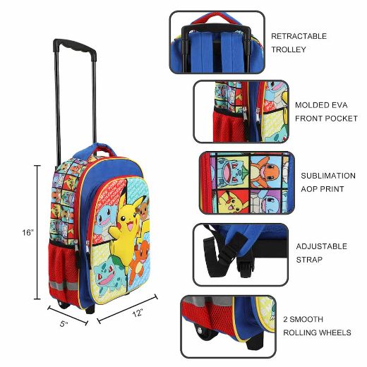 Picture of Pokemon Characters Rolling Youth Backpack