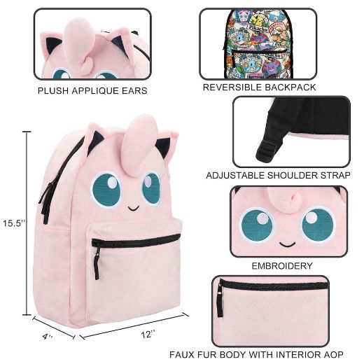 Picture of Pokemon Jigglypuff 3D Reversible Flip Pak Backpack