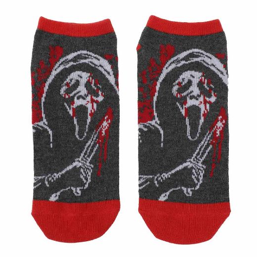 Picture of Ghost Face 5 Pair Ankle Socks