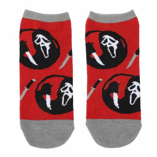 Picture of Ghost Face 5 Pair Ankle Socks