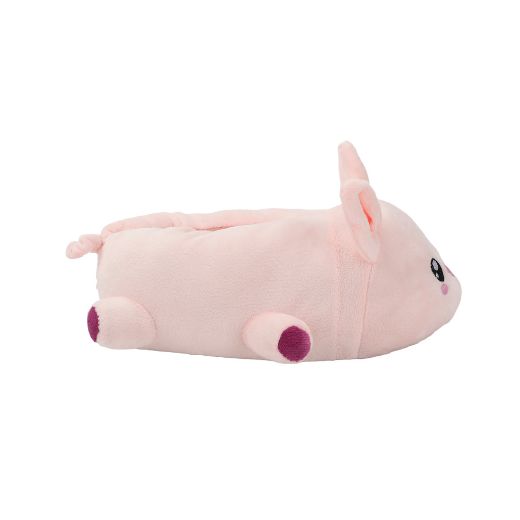 Picture of Bioworld Pink Pig Youth 3D Plush Slippers