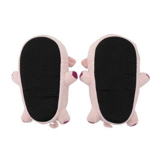 Picture of Bioworld Pink Pig Youth 3D Plush Slippers