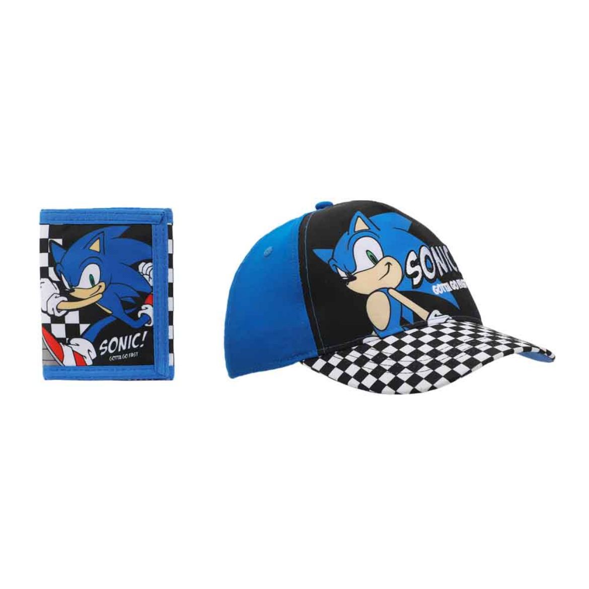 Picture of Sonic the Hedgehog Youth Curved Bill Snapback & Bi-fold Wallet Combo