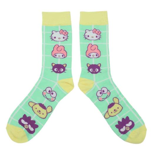 Picture of Hello Kitty & Friends Arcade Adult 3 Pair Crew Box Set