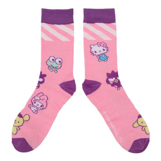 Picture of Hello Kitty & Friends Arcade Adult 3 Pair Crew Box Set