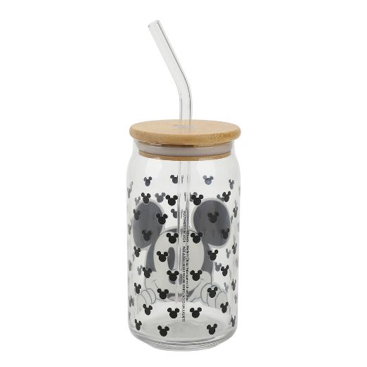 Picture of Disney Mickey Mouse 15 oz. Glass Bamboo Tumbler